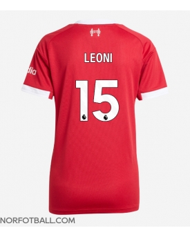 Billige Fotballdrakt Liverpool Giovanni Leoni #15 Replika Hjemmedrakt Dame 2025-26 Kortermet